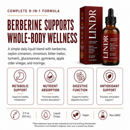 LINDR Berberine Natural Drops