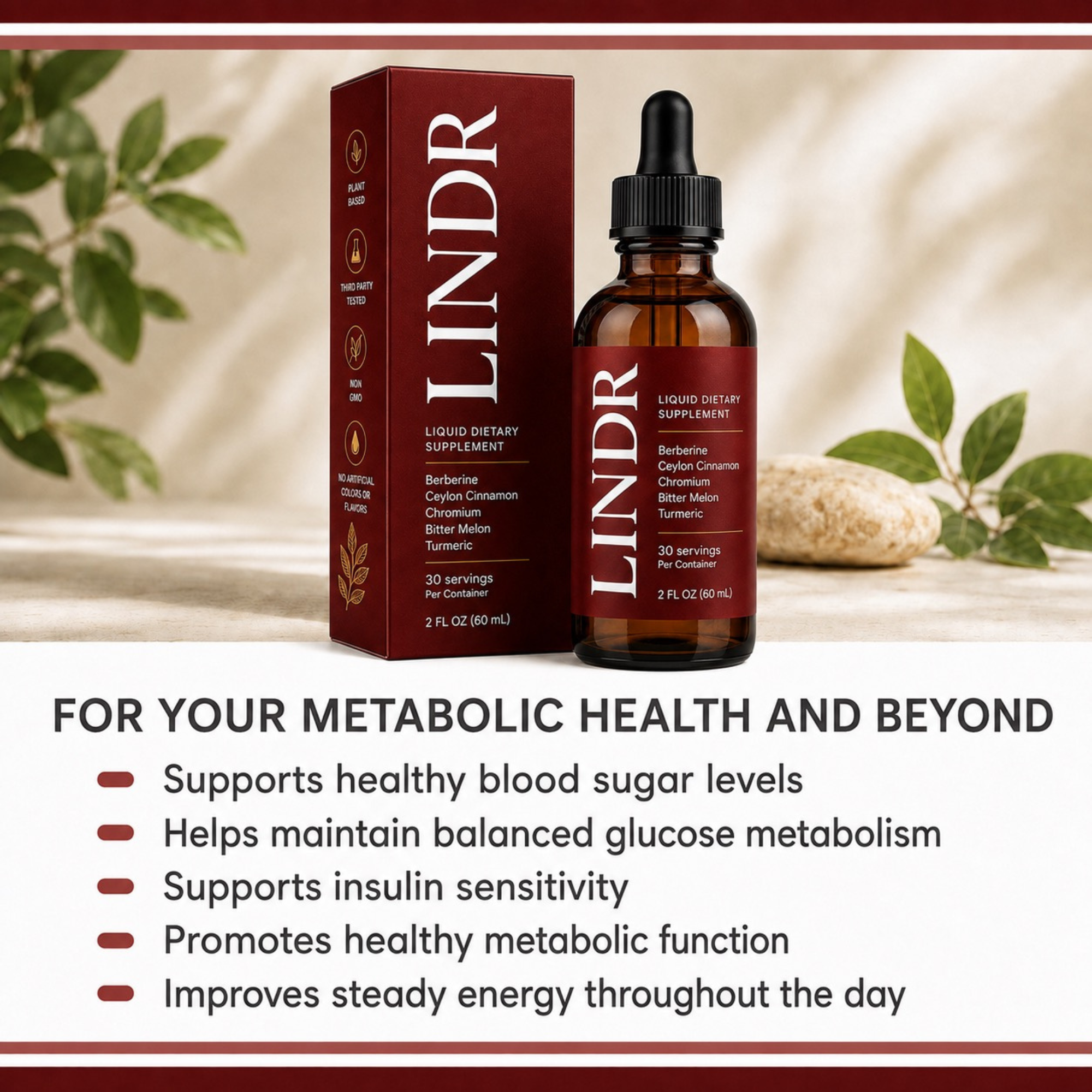 LINDR Berberine Natural Drops
