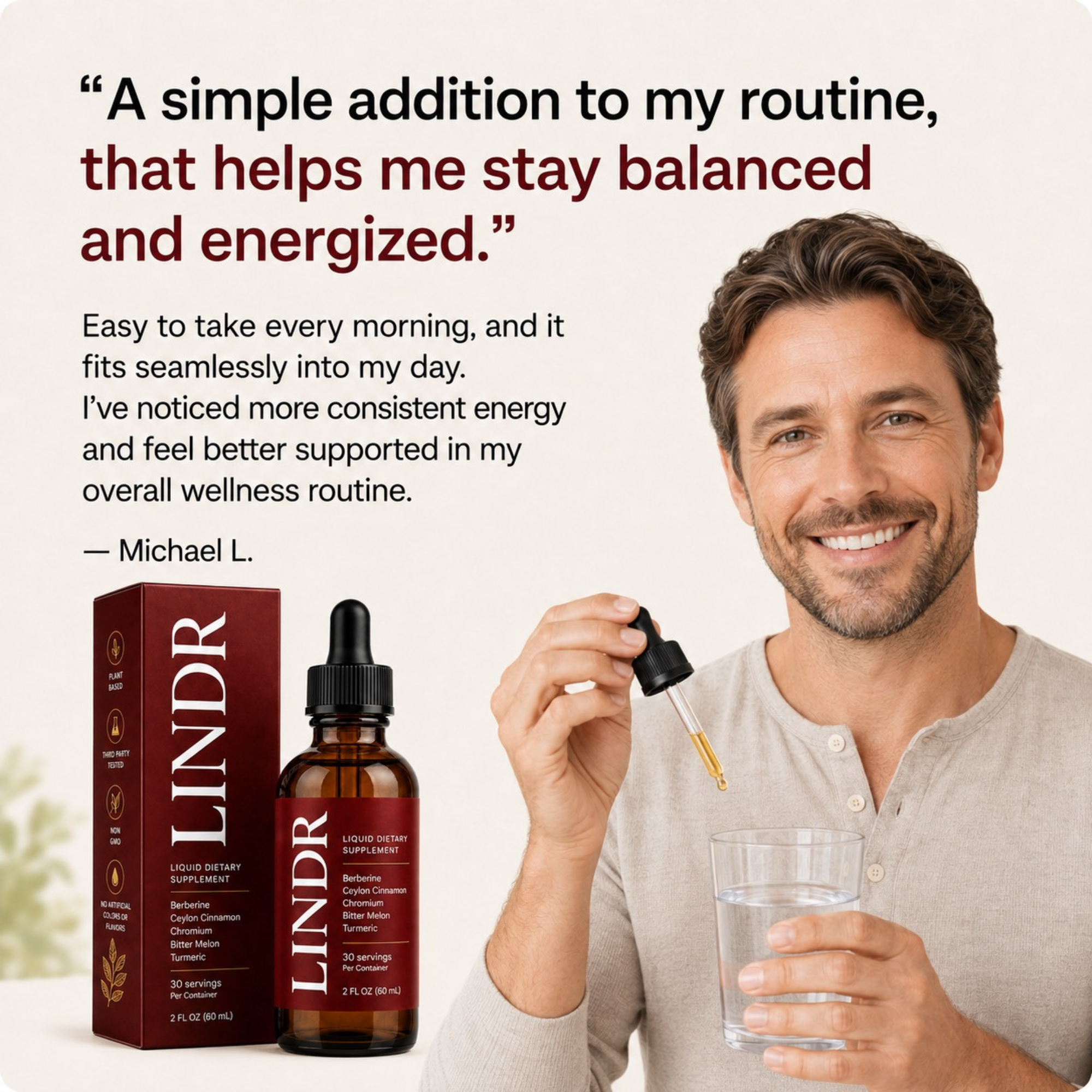 LINDR Berberine Natural Drops