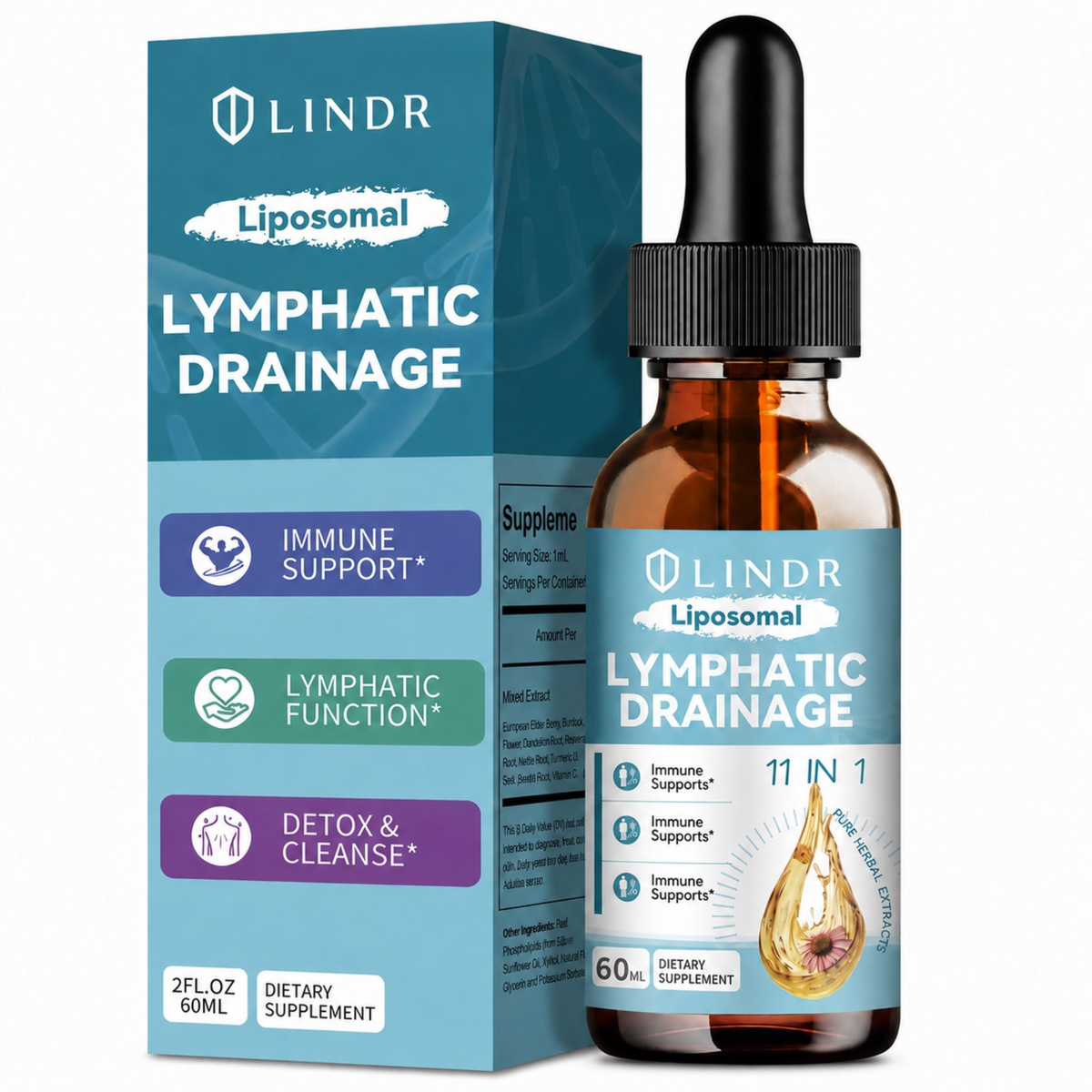 LINDR Lymphatic Drainage Drops