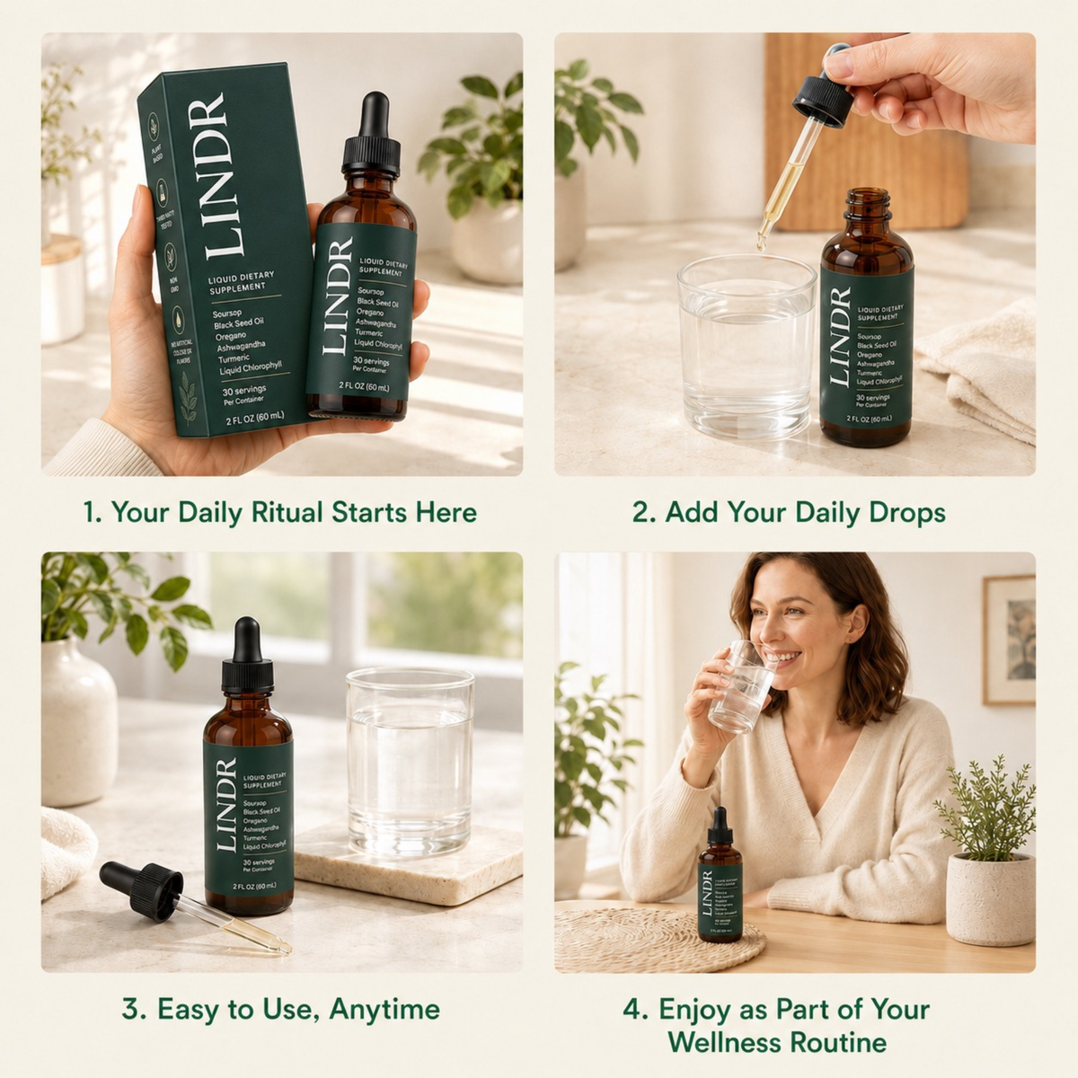 LINDR Soursop Natural Drops
