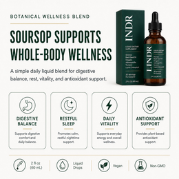 LINDR Soursop Natural Drops
